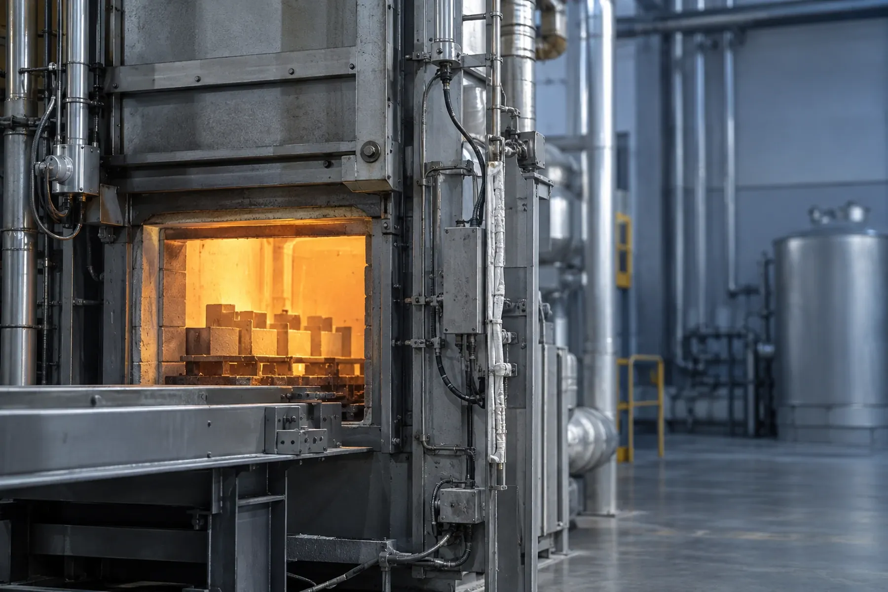 Engines, Furnaces & High Temperature: industry scene (illustration)