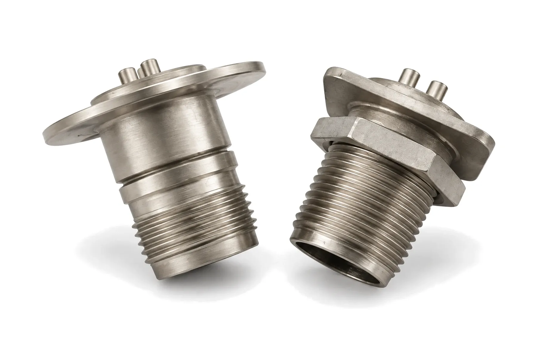 CT-M glass-sealed hermetic receptacles, flange and threaded versions