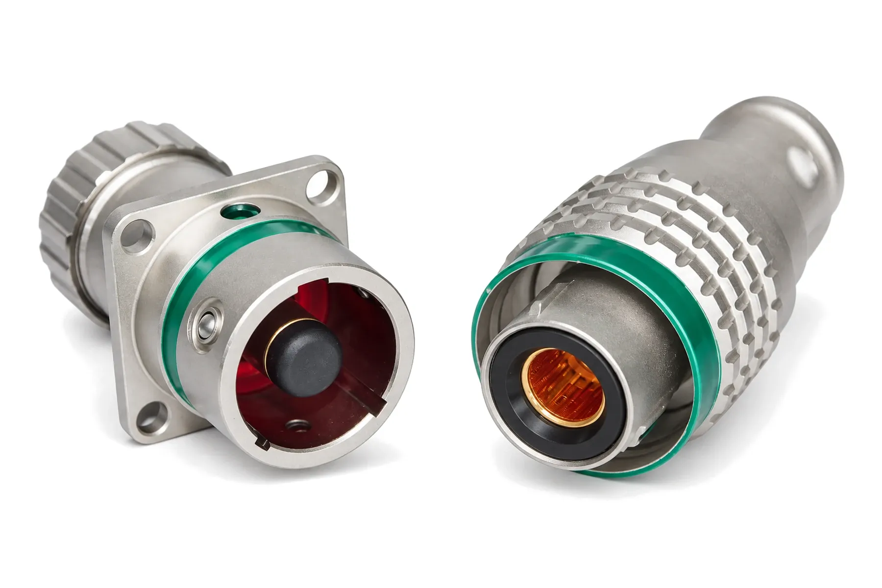 EV01 push-pull high-power EV plug and receptacle
