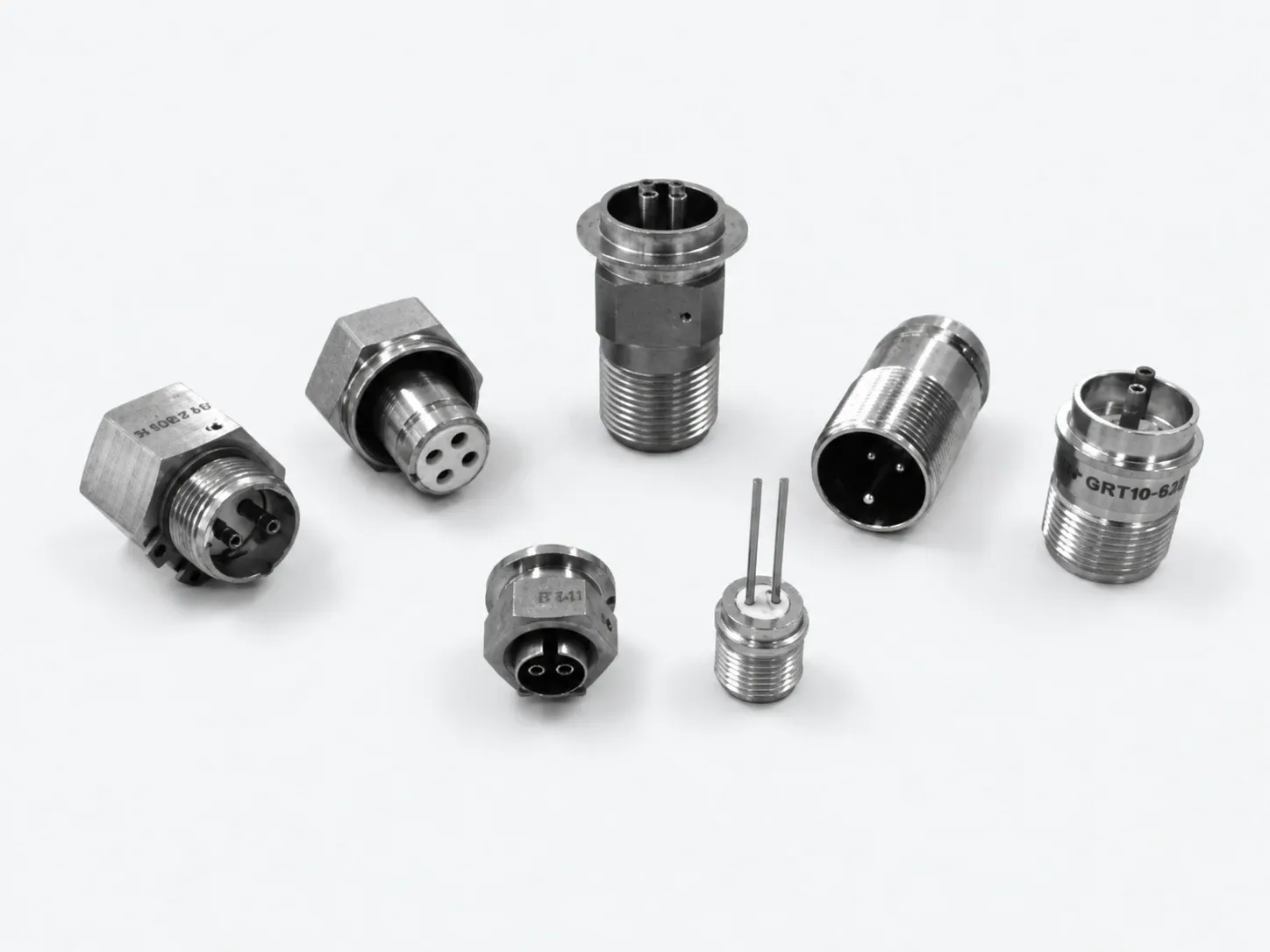 GRT stainless-steel high-temperature connectors and receptacles
