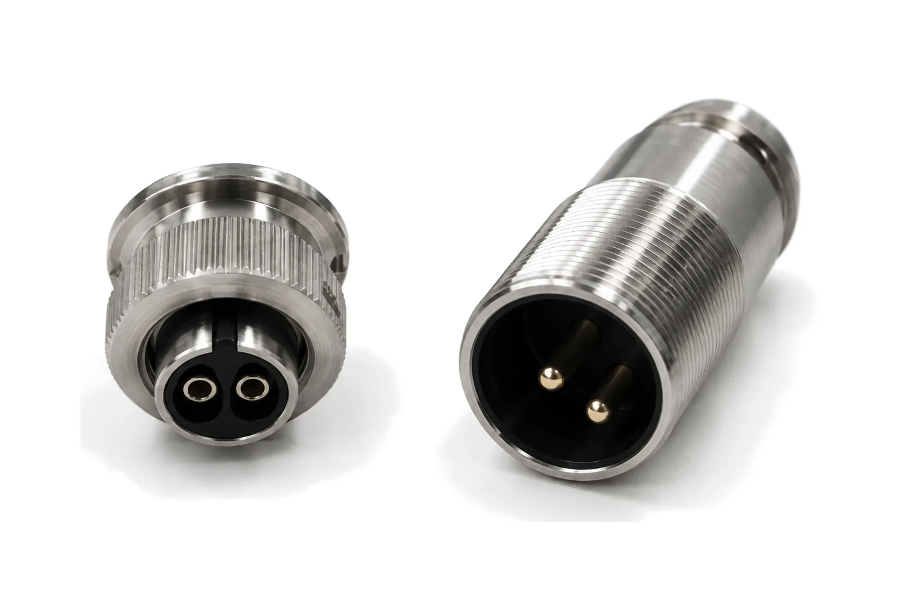 GRT stainless-steel high-temperature plug and receptacle