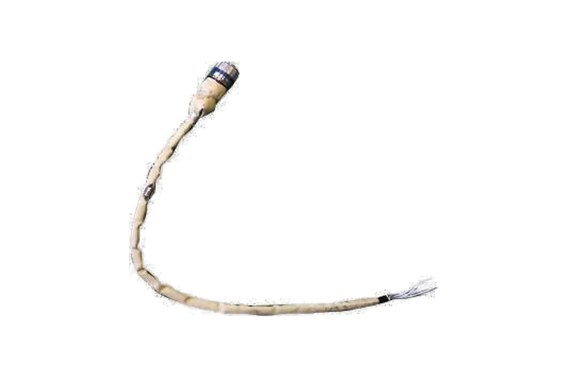 High-temperature cable assembly with textile jacket