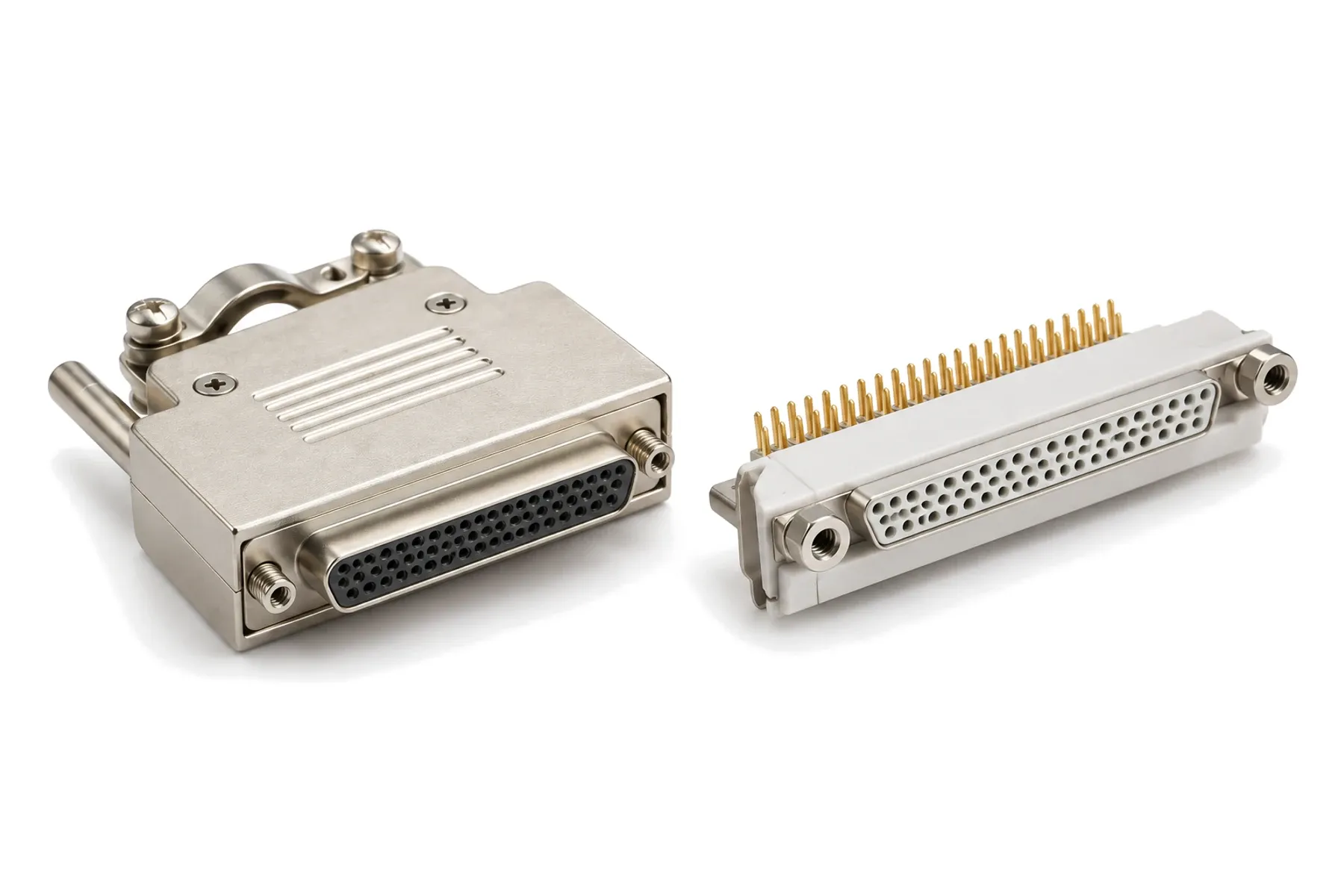 J29 twist-pin micro-rectangular plug and receptacle