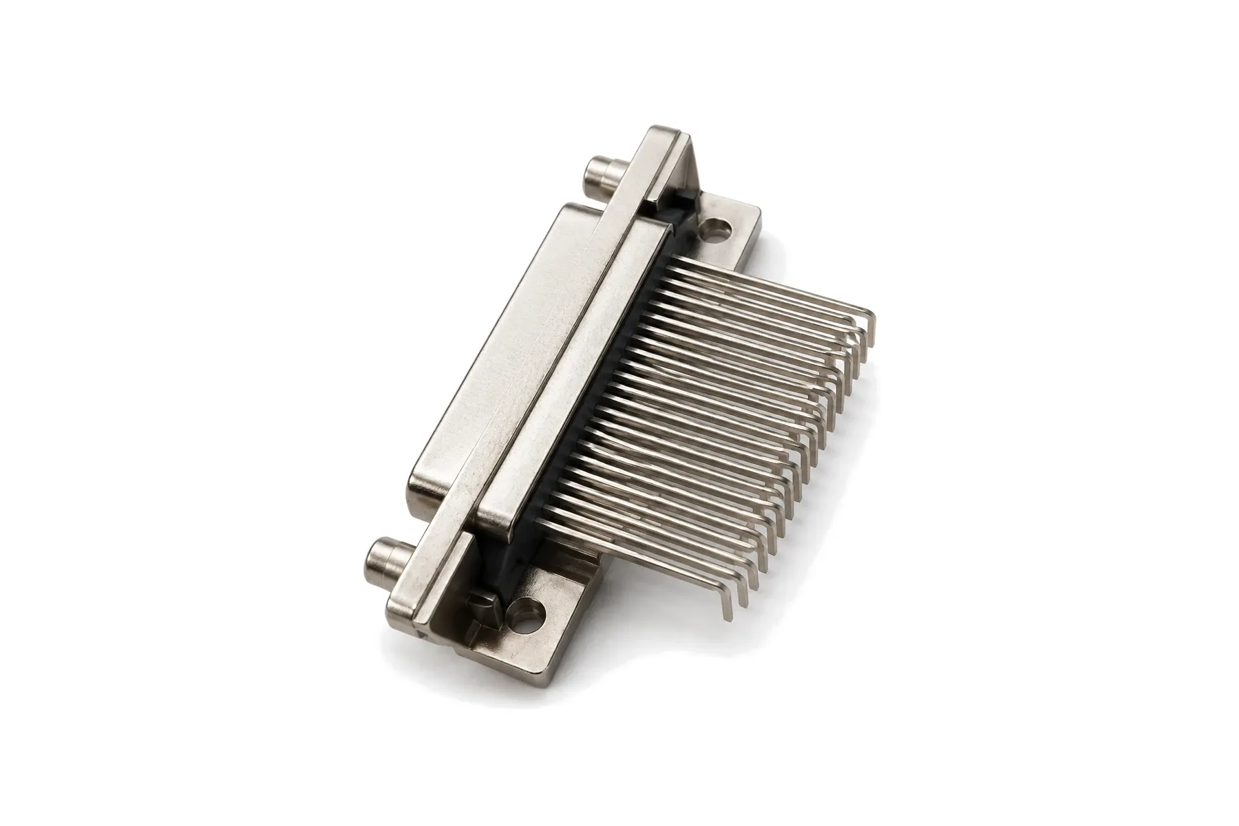 J30J Micro-D receptacle with right-angle PCB contacts