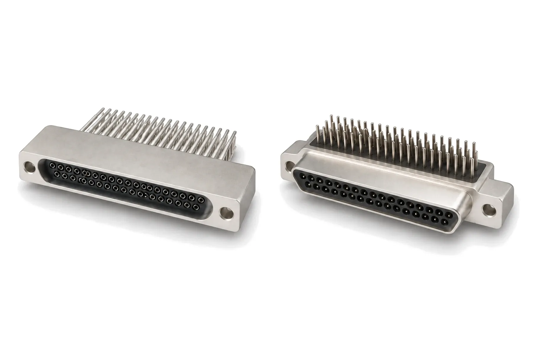 J30JZ twist-pin micro-D plug and receptacle with PCB tails