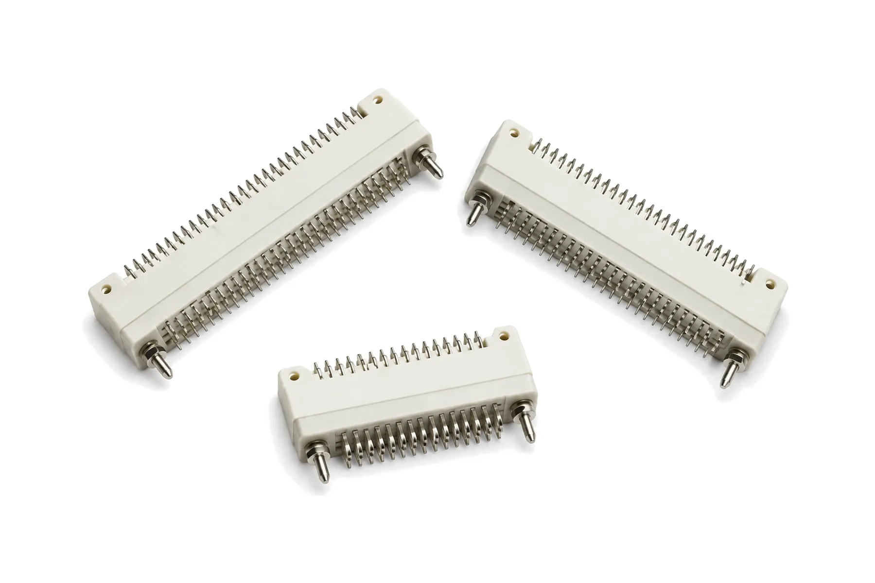 PDS high-density three-row rectangular PCB connectors