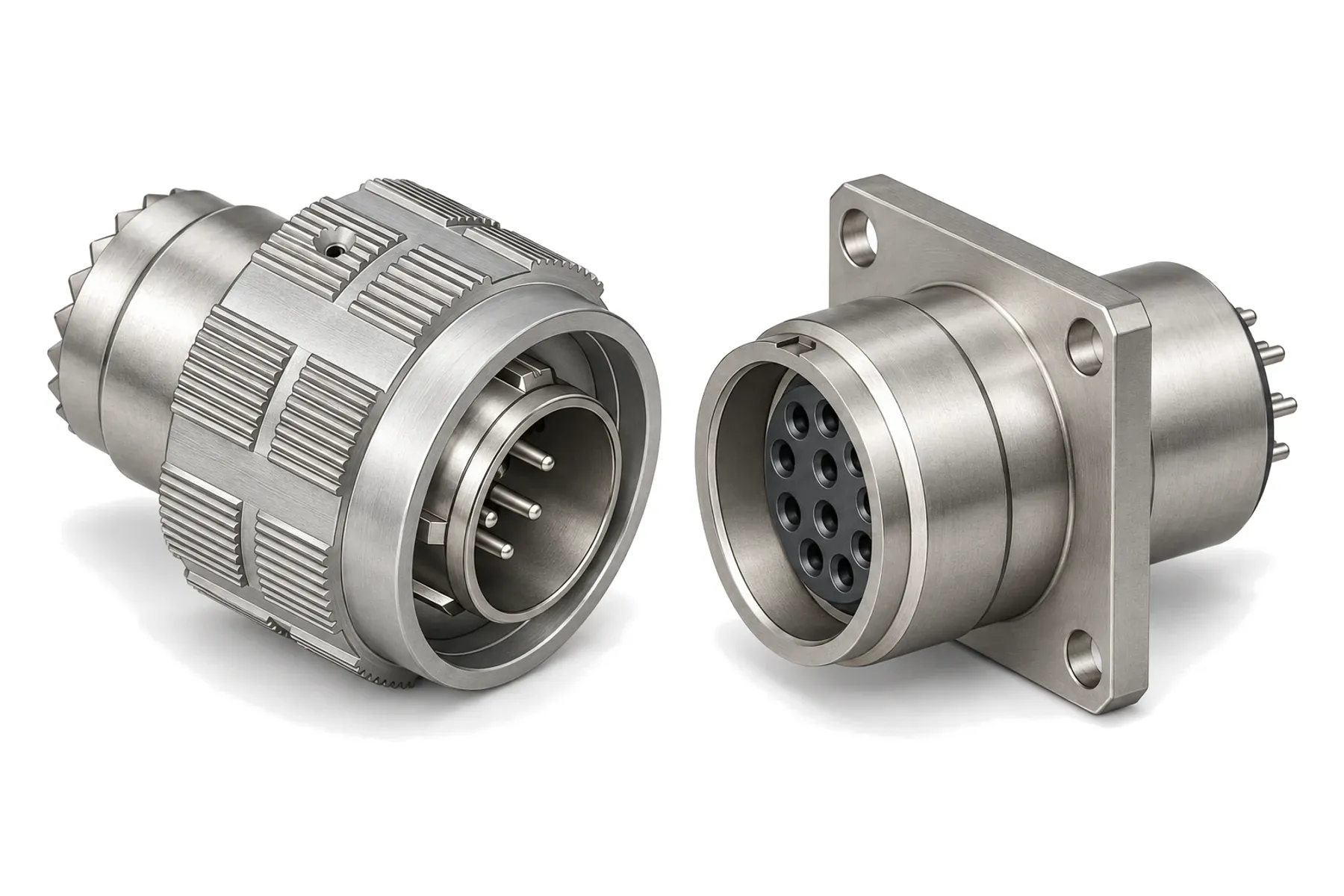 SHX15 watertight threaded circular receptacle