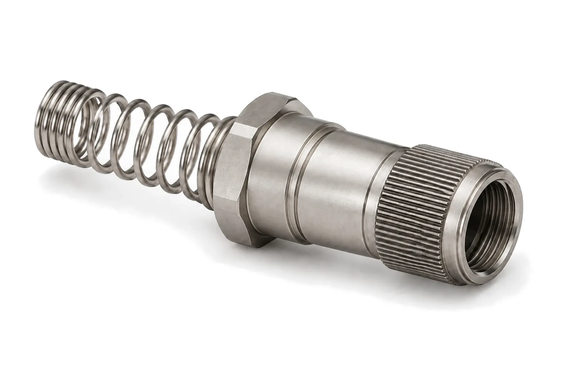 SHX16 QJ mechanical backshell with spring strain relief