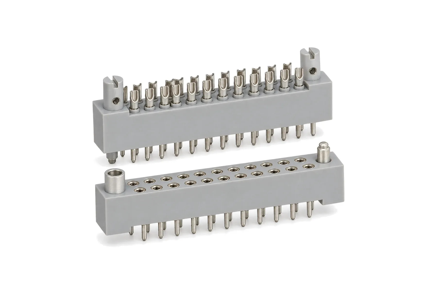 SYW 2.54 mm rectangular plug and receptacle with guide pins