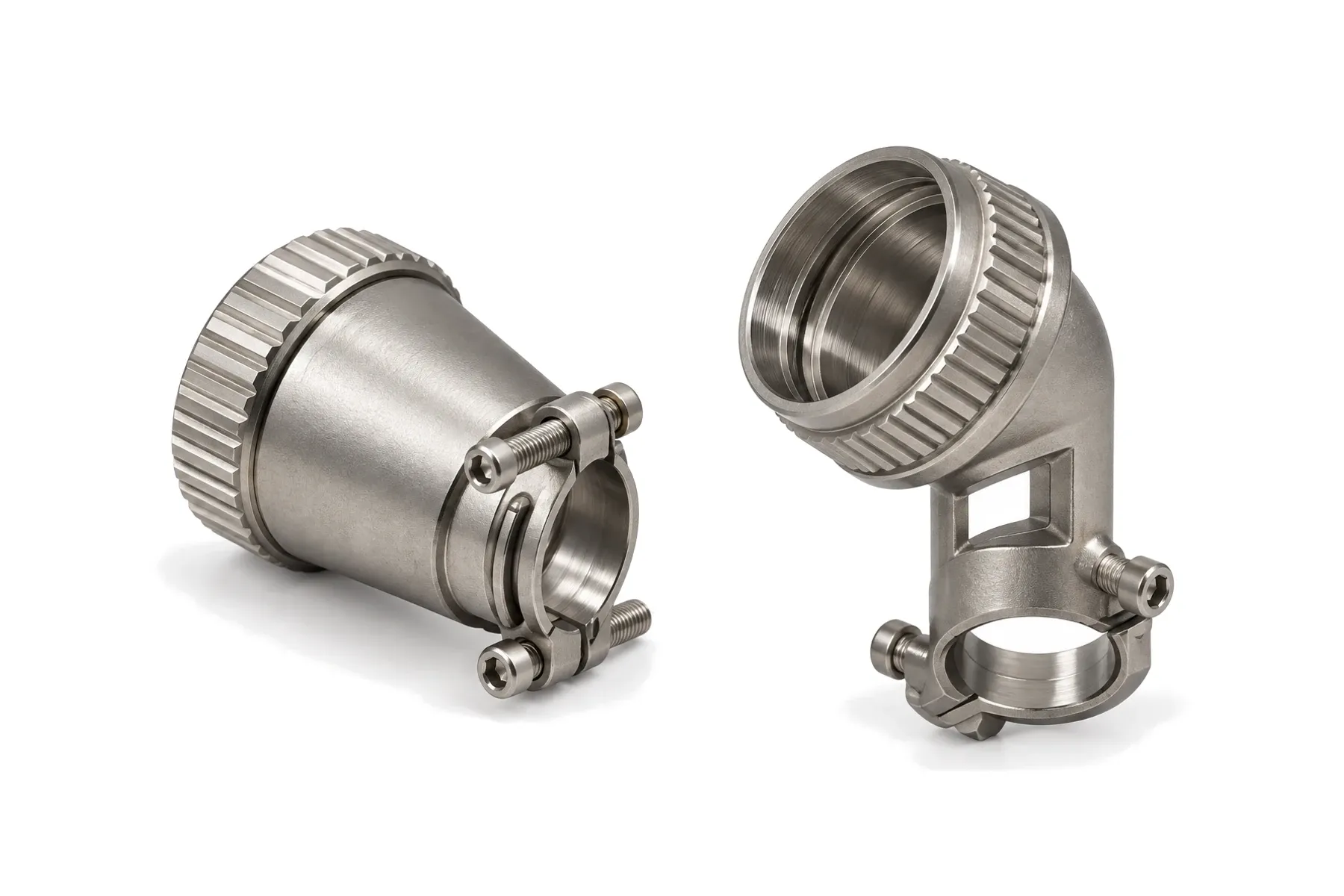 XCA straight and 90° cable-clamp backshells